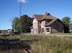 Train station in Landeryd (2013)