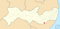 Location in the state of Pernambuco