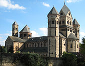 Maria Laach Abbey (near Andernach, Germany), one of the most iconic Romanesque churches