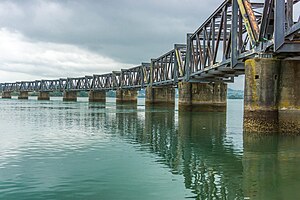Matapihi railway bridge to Tauranga Central