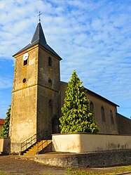 The church in Moncourt