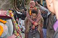 Image 2Procession of Nepali Hindu Wedding; Groom being carried by a bride brother or relatives (from Culture of Nepal)