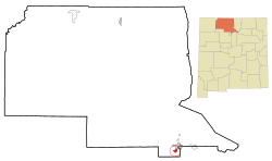 Location of Santa Clara Pueblo