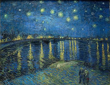 Starry Night Over the Rhone (September 1888) Musée d'Orsay, Paris