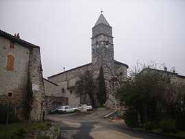 The church in Valvignères