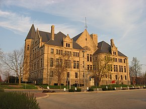 The Wayne County Courthouse in Richmond