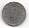 One rupee coin (George VI series) 1957, observe
