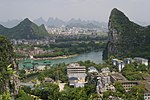 Fengcongs and fenglins in Guilin, Guangxi, southeastern China, part of the South China Karst region.