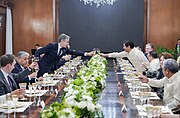 Secretary Blinken with Philippine President Bongbong Marcos in Manila, the Philippines, March 2024