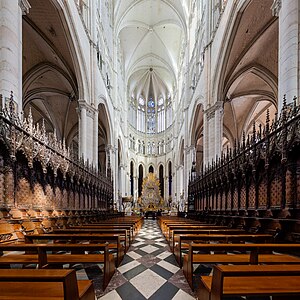 Choir and altar of Amiens Cathedral