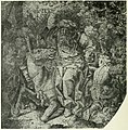 Bileam und die Eselin, Dirk Jacobsz. Vellert, 1523, braune Tinte auf Papier, 194 × 187 mm (Ausschnitt, ursprünglich rund, ca. 270 mm Durchmesser), Herzog Anton Ulrich-Museum, Braunschweig