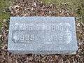 Gravemarker of Clarence J. Brown.