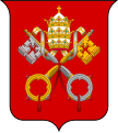 The coat of arms of Vatican City.