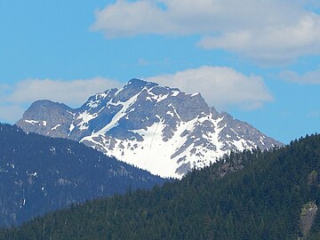 Crater Mountain seen from the west
