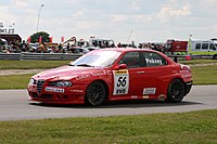 David Pinkney driving a 156 at the Snetterton round of the 2007 British Touring Car Championship