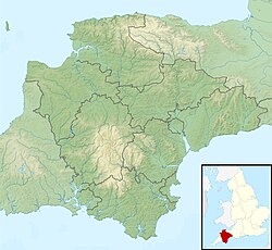 Exeter is located in Devon
