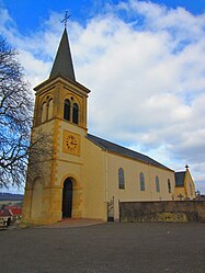 The church in Drogny
