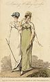 Fashion plate, Aug 1808 (from Jul 1808 issue)