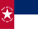Flag of North Carolina (March 16, 1861 – March 1, 1885)