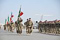Sassari troops at Herat Airport in Afghanistan