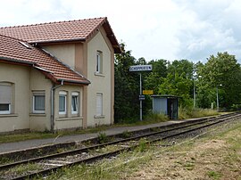 The railway station in Schopperten