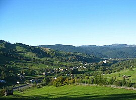 Rural landscape in Gemenea, Stulpicani