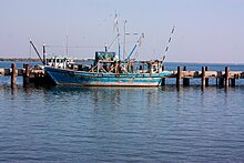 Fishing boat at Ibrahim Hyderi harbour