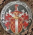 Wappenschild der Familie, in St. Burkard (Würzburg)