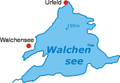 Karte des Walchensees