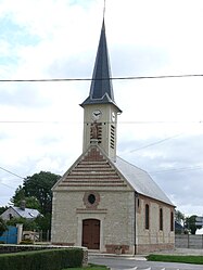 The church in Le Crocq