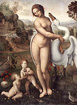 Sodoma (nach Leonardo da Vinci): Leda und der Schwan