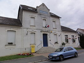 The town hall of Lehaucourt