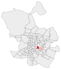 Location of Media Legua