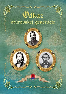 The cover of the brochure and exhibition The legacy of the Štúr's generation