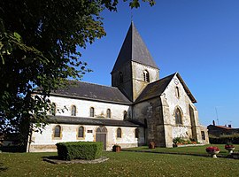 The church in Machault