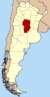 Lage der Provinz Córdoba