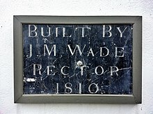 1810 J.M Wade Rector