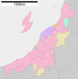 Location of Seirō in Niigata Prefecture