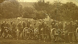 Serbian soldiers wearing šajkača caps in the Serbian–Turkish Wars of 1876–1878.