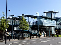St. Peter's, a purpose-built station, constructed in the early 2000s, following the Metro's extension to Wearside.