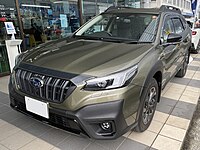 Subaru Legacy Outback X-Break EX with official accessories (Japan)