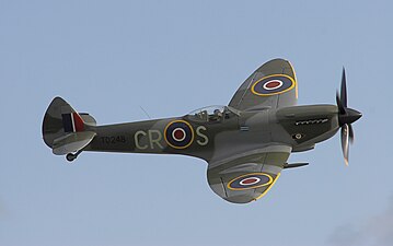 Supermarine Spitfire, WWII-era fighter aircraft of the United Kingdom (2006 photo)