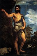 Titian. Saint John the Baptist, 201 × 134 cm