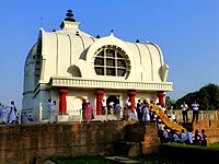 The Parinirvana Temple with the Parinirvana Stupa, Kushinagar