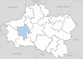 Location within the Loiret department