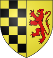 Coat of arms of Thomas of Koerich, abbot of Munster from 1274 to 1292, of the family of the first lords of Koerich.