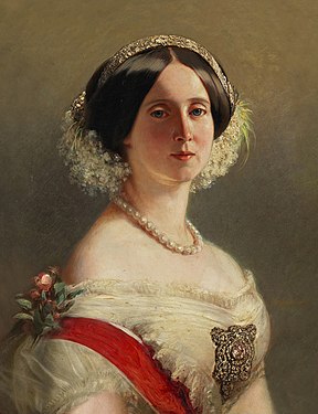 Augusta, zum Zeitpunkt des Porträts noch nicht preußische Königin, 1853, Porträt von Franz Xaver Winterhalter