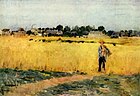Berthe Morisot: Weizenfeld bei Gennevilliers