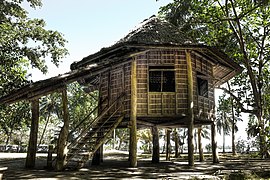 Casa Redonda, one of five nipa houses built by the Philippine national hero José Rizal during his exile in Dapitan.[8]