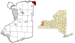 Location of Tonawanda Reservation in New York